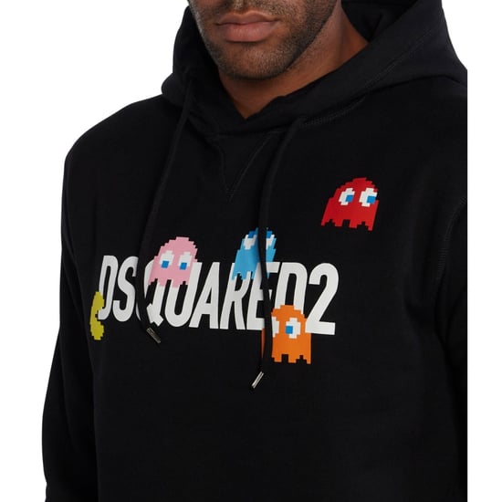 Dsquared2 Pac-man Cool Fit Schwarzer Hoodie - Image 4