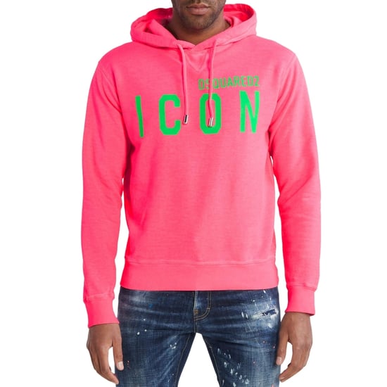 Dsquared2 Icon Regular Fit Pink Hoodie - Image 2