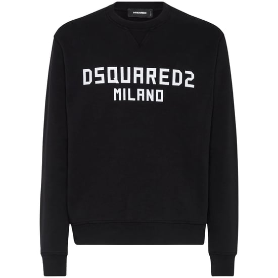 Dsquared2 Cool Fit Milano Crew Neck Schwarzes Sweatshirt - Image 1