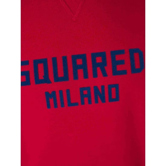 Dsquared2 Cool Fit Milano Rundhalspullover, Rot - Image 3