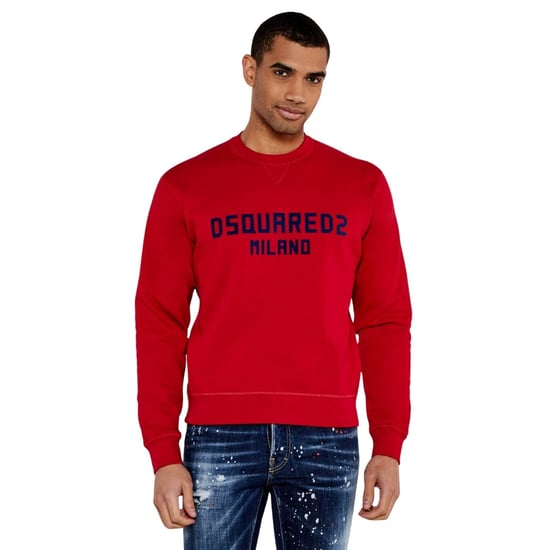 Dsquared2 Cool Fit Milano Rundhalspullover, Rot - Image 4