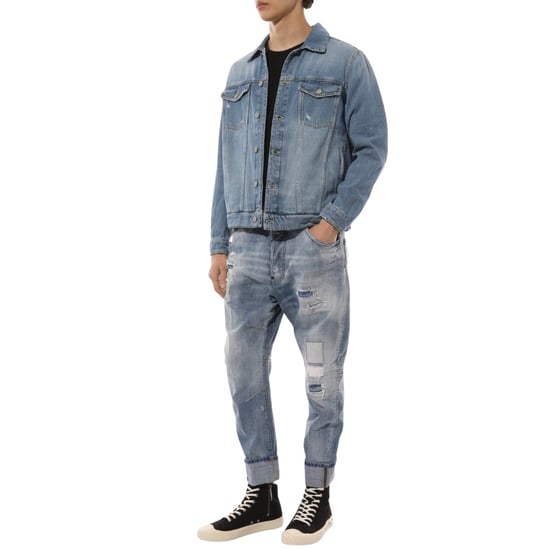 Dsquared2 Jeans Mit Used-patchwork-design, Lockere Passform, Blau - Image 4