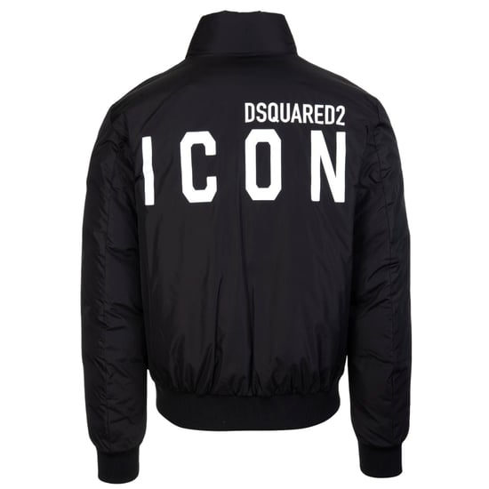 Dsquared2 Icon Gepolsterte Bomberjacke Schwarz - Image 2