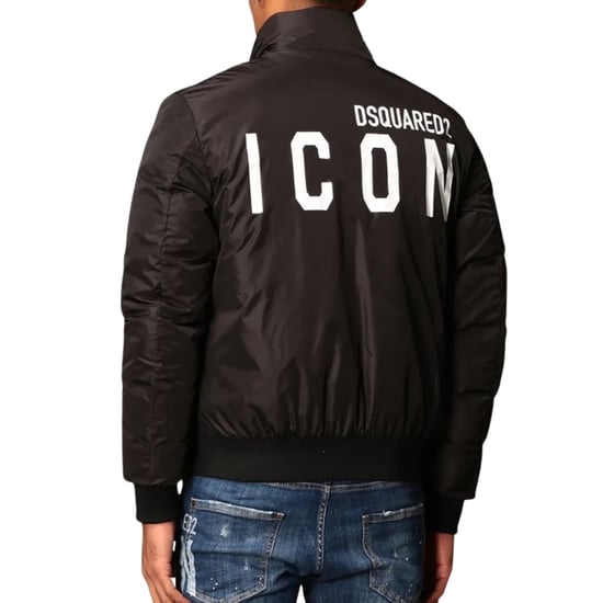 Dsquared2 Icon Gepolsterte Bomberjacke Schwarz - Image 4