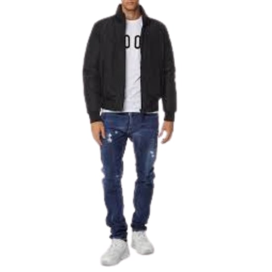 Dsquared2 Icon Gepolsterte Bomberjacke Schwarz - Image 5