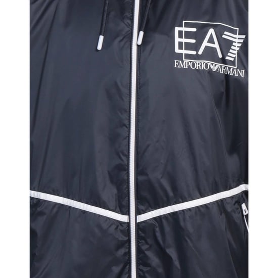 Ea7 Marineblaue Kapuzenjacke - Image 4