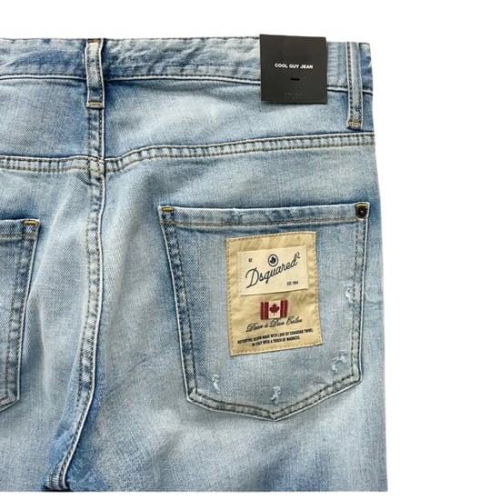 Dsquared2 Cool Guy Jeans Im Used-look, Hellblau - Image 4