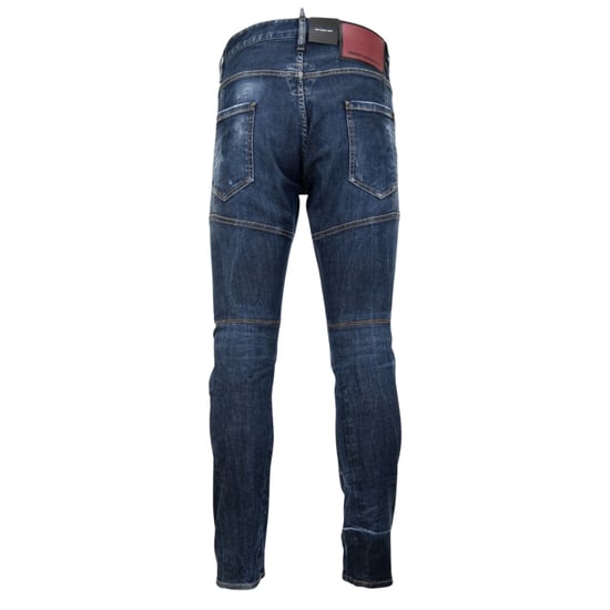 Dsquared2 Tidy Biker Jeans, Leicht Abgenutzter Stil, Blaue Jeans - Image 2