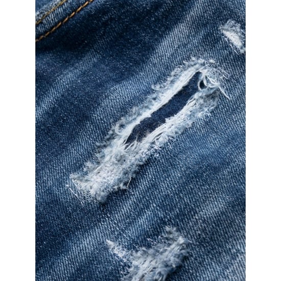 Dsquared2 Tikdy Biker Jeans Worn Reinforced Wash Blue Jeans - Image 5