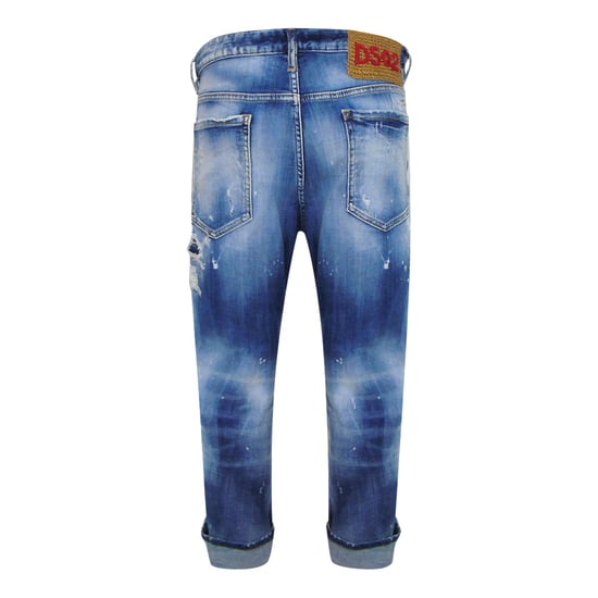 Dsquared2 Big Brother Jean Reinforced Destroyed Denim Blue Jeans - Image 2