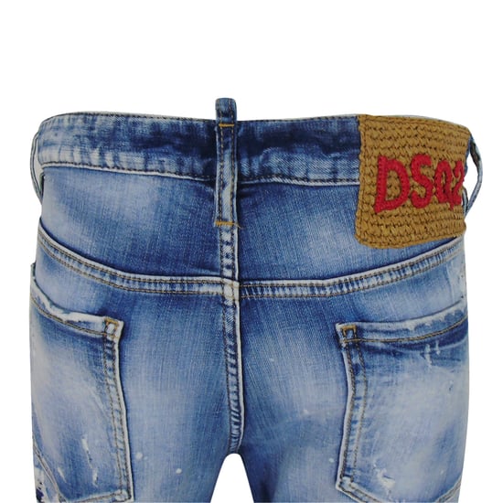 Dsquared2 Big Brother Jean Reinforced Destroyed Denim Blue Jeans - Image 5
