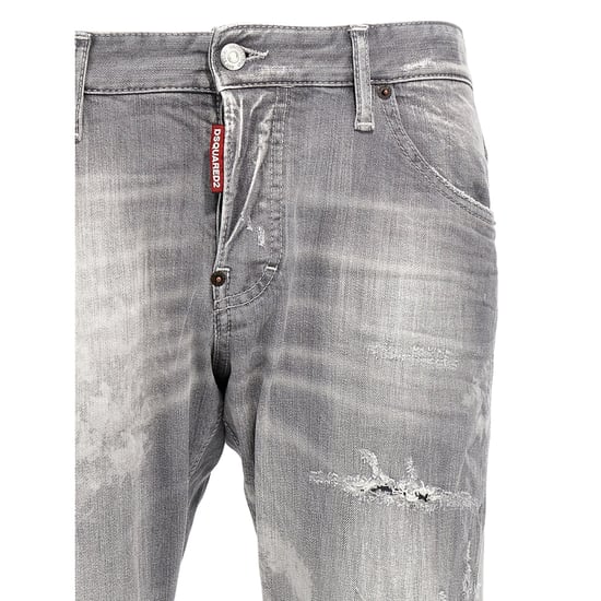 Dsquared2 Sexy Twist Jeans, Used-look, Grau - Image 3