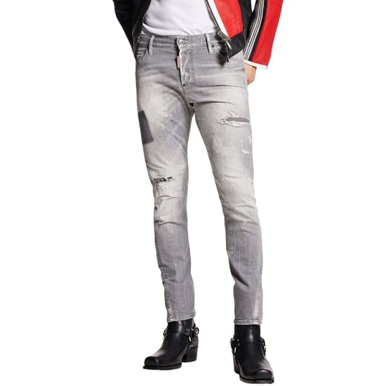 Dsquared2 Sexy Twist Jeans, Used-look, Grau - Image 5