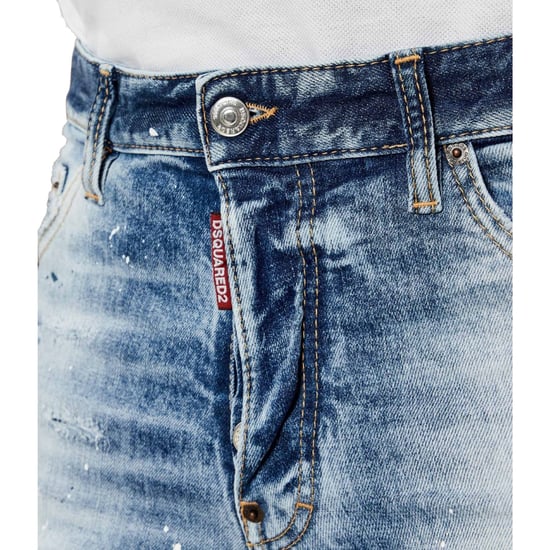 Dsquared2 Light Scarface Wash Cool Guy Jeans Marineblau - Image 6