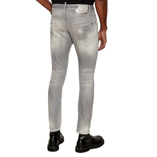 Dsquared2 Cool Guy Paint Splash Slim Fit Graue Jeans - Image 3