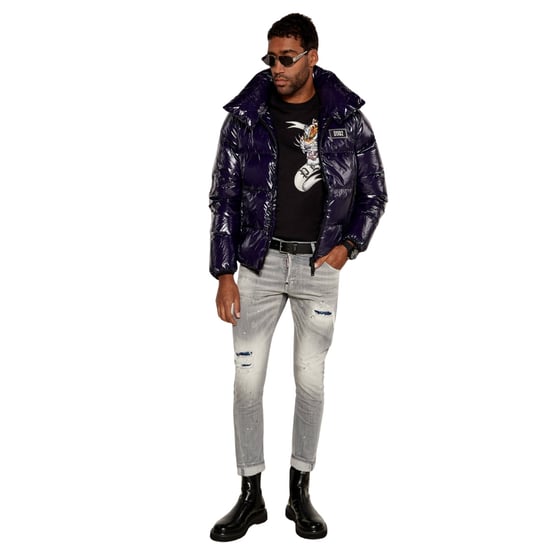Dsquared2 Cool Guy Paint Splash Slim Fit Graue Jeans - Image 4