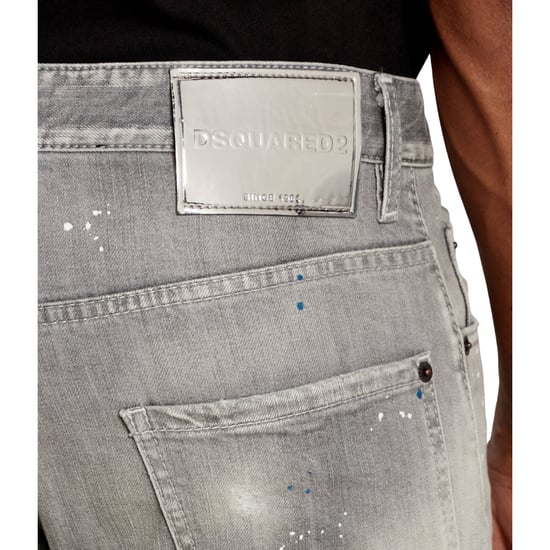 Dsquared2 Cool Guy Paint Splash Slim Fit Graue Jeans - Image 6