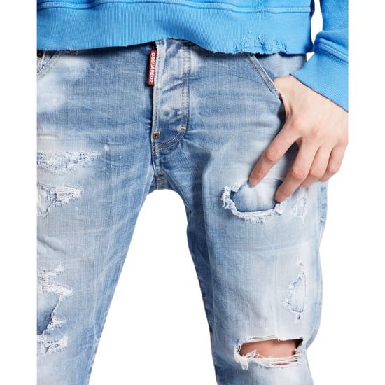 Dsquared2 Skater Jeans Im Destroyed-look, Denimblau - Image 5