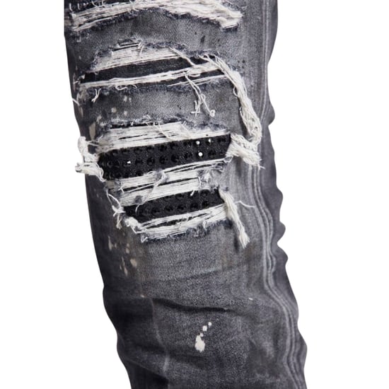 Dsquared2 Super Twinky Jeans Black Diamond Destroyed Wash Schwarze Jeans - Image 5