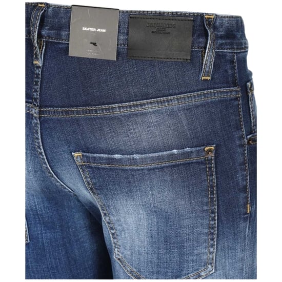 Dsquared2 Skater Jeans, Verwaschenes Dunkelblau - Image 3