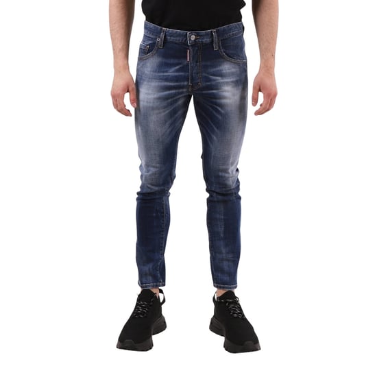 Dsquared2 Skater Jeans, Verwaschenes Dunkelblau - Image 4