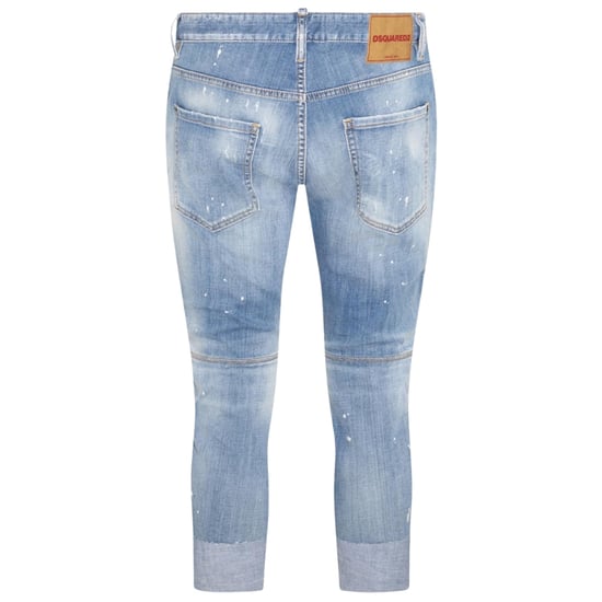 Dsquared2 Sailor Jean Destroyed Reinforced Denim Blue Jeans - Image 2