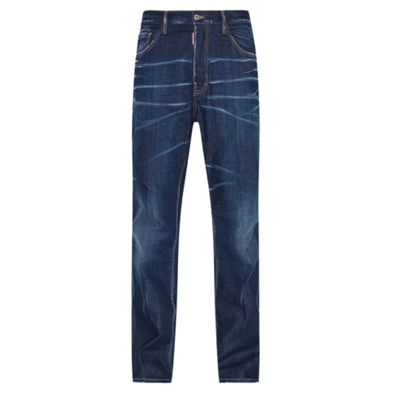 Dsquared2 642 Verblasste Blaue Jeans - Image 1