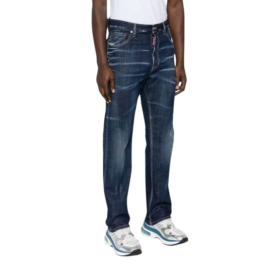 Dsquared2 642 Verblasste Blaue Jeans - Image 3