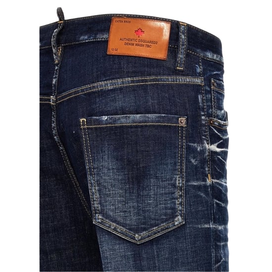 Dsquared2 642 Verblasste Blaue Jeans - Image 4