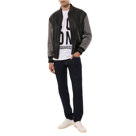 Dsquared2 Slim Jeans Dark Rinse Wash Blue Jeans - Image 4