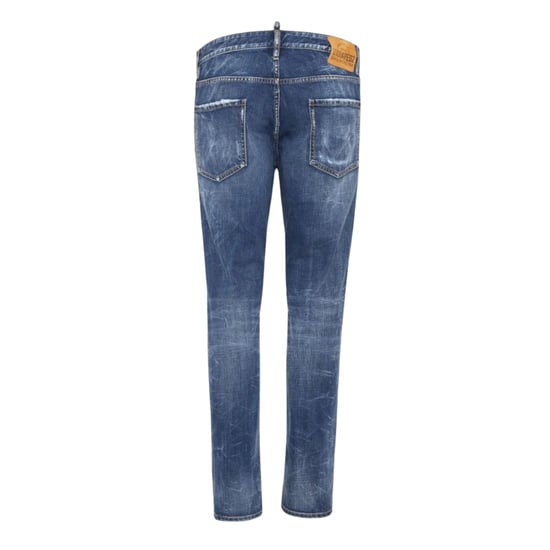 Dsquared2 Medium Reflective Lake Wash Cool Guy Jeans Navy Blue - Image 2