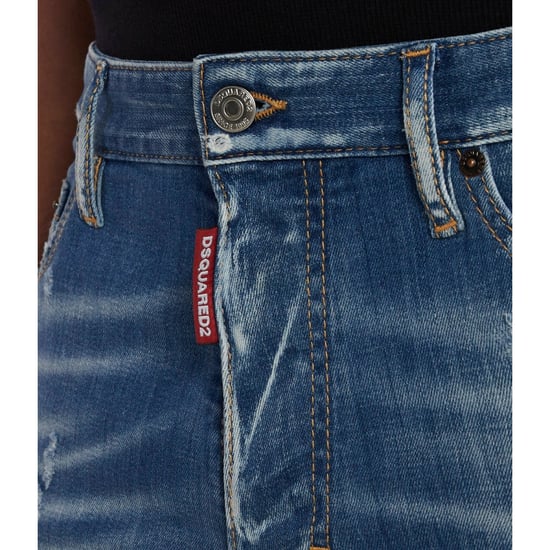 Dsquared2 Cool Guy Jeans, Verstärkte Jeans Mit Used-look, Blau - Image 6