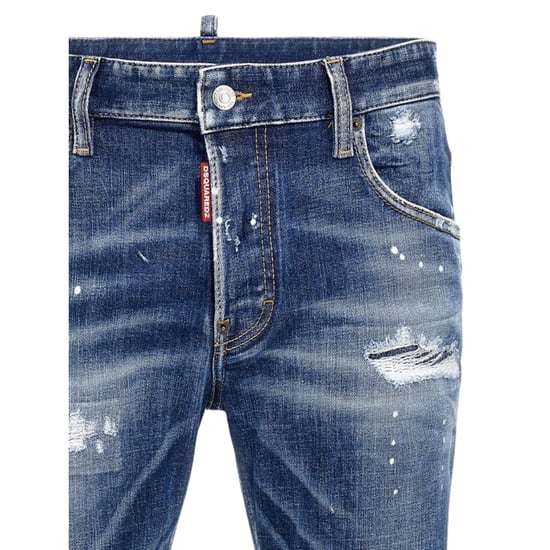 Dsquared2 Super Twinky Jeans, Verstärkte Jeans Mit Used-look-denim-waschung, Blau - Image 3