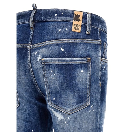 Dsquared2 Super Twinky Jeans, Verstärkte Jeans Mit Used-look-denim-waschung, Blau - Image 4