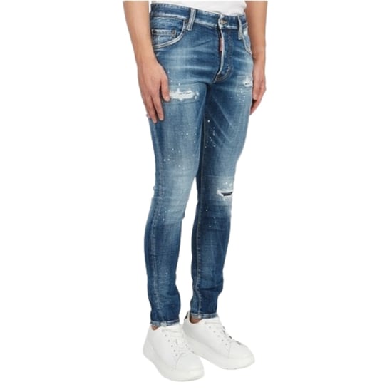 Dsquared2 Super Twinky Jeans, Verstärkte Jeans Mit Used-look-denim-waschung, Blau - Image 5