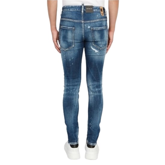 Dsquared2 Super Twinky Jeans, Verstärkte Jeans Mit Used-look-denim-waschung, Blau - Image 6