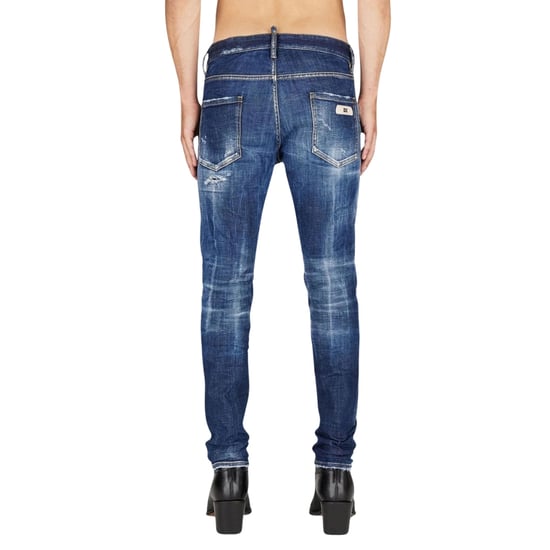 Dsquared2 Cool Guy Jeans Destroyed Worn Denim Blue Jeans - Image 6
