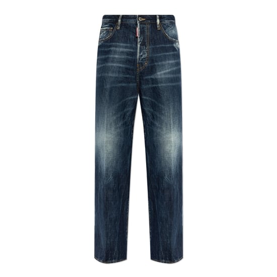 Dsquared2 Be Cool Be Nice Wash Loose Jeans Navy Blue - Image 1