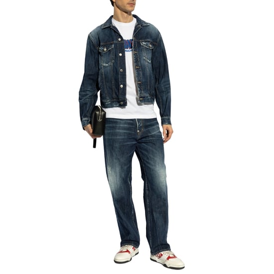 Dsquared2 Be Cool Be Nice Wash Loose Jeans Navy Blue - Image 6