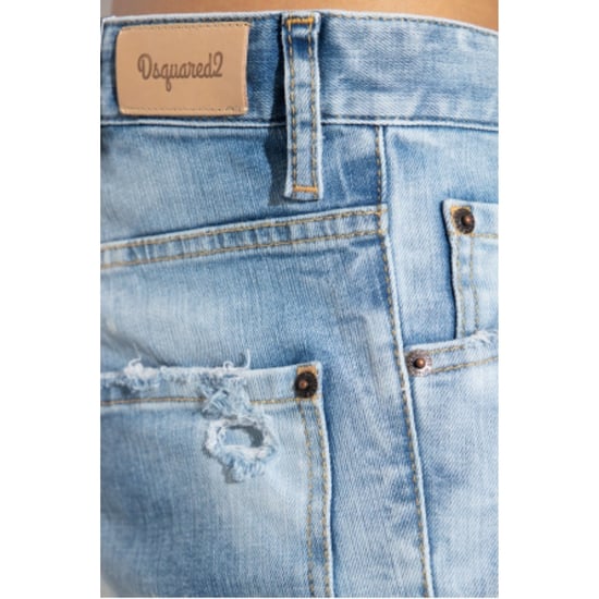Dsquared2 Cool Guy Jeans Destroyed Wash Hellblaue Jeans - Image 5