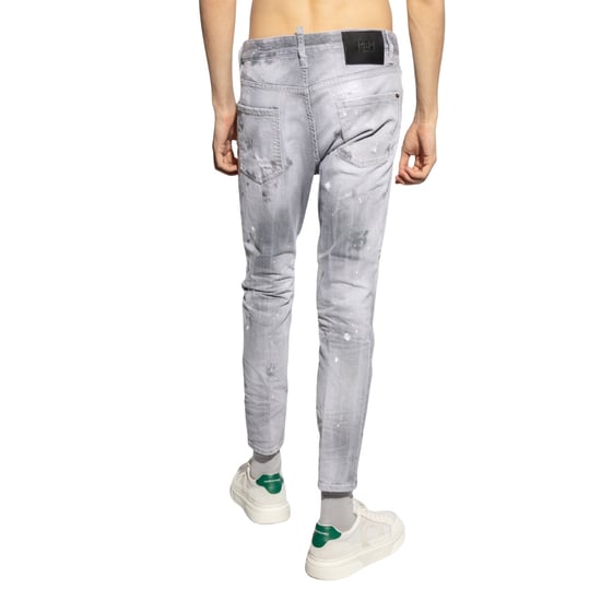 Dsquared2 Hellgraue Skater-jeans - Image 3