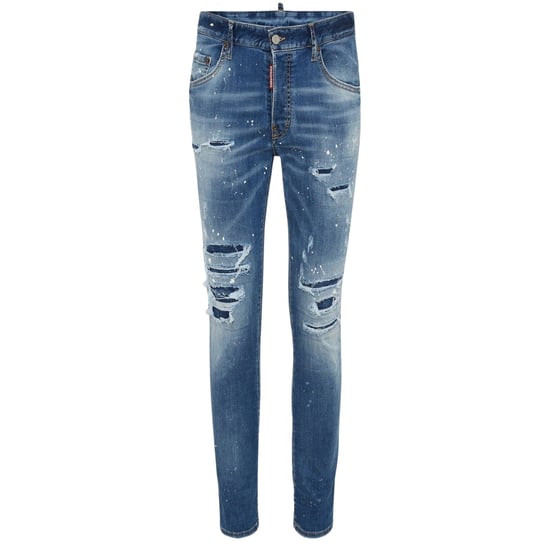 Dsquared2 Skater Jeans Mit Destroyed Paint Effect, Blau - Image 1