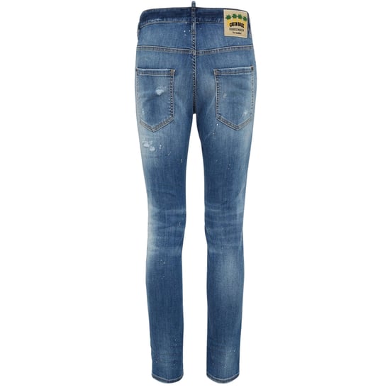 Dsquared2 Skater Jeans Mit Destroyed Paint Effect, Blau - Image 2