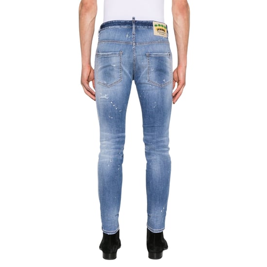 Dsquared2 Skater Jeans Mit Destroyed Paint Effect, Blau - Image 4