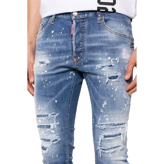 Dsquared2 Skater Jeans Mit Destroyed Paint Effect, Blau - Image 5