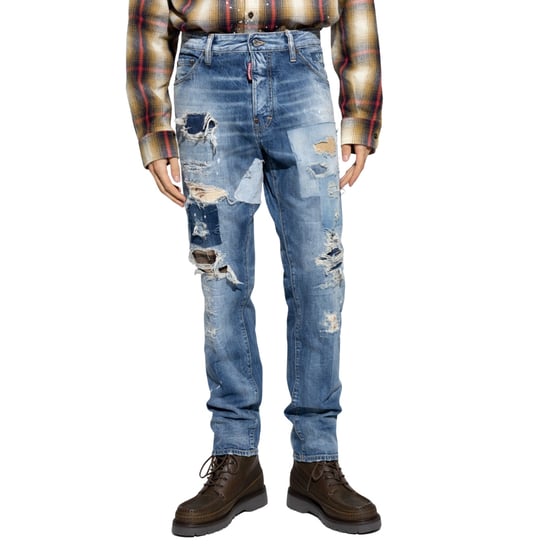Dsquared2 Denim Cool Guy Patch Jeans Marineblau - Image 2