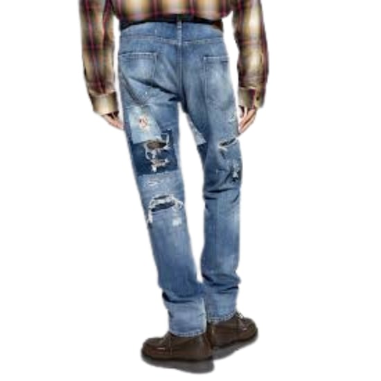 Dsquared2 Denim Cool Guy Patch Jeans Marineblau - Image 3