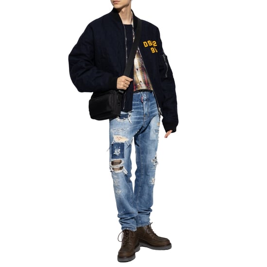 Dsquared2 Denim Cool Guy Patch Jeans Marineblau - Image 4