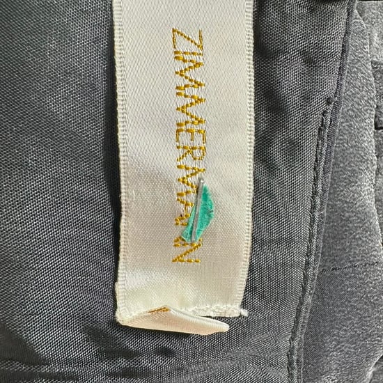 Zimmermann Maxikleid mit V-Ausschnitt und Raffungen aus grauer Viskose - Image 4