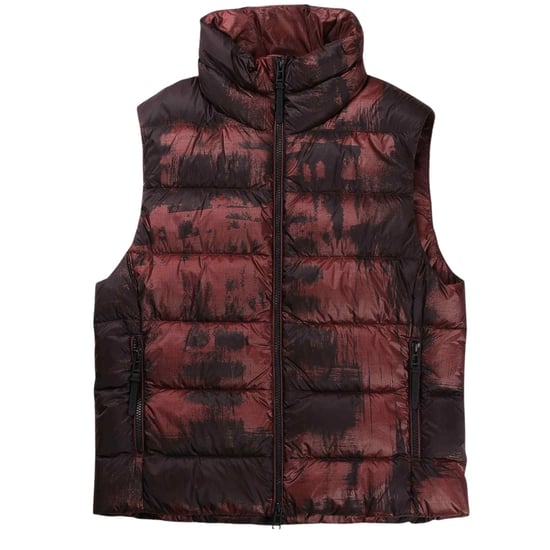Belstaff Abstrakte Daunenjacke In Lavarot Mit Lorbeermuster - Image 1